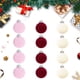 thumbnail image 1 of Ganfancp 12 Pcs Velvet Christmas Balls Flocked Christmas Tree Ball Ornaments Plastic Balls Xmas Decorative Hanging Ornaments Christmas Tree Decoration 3.14 Inch Ofertas Del Día 12 Bolas de Navidad (8, 1 of 4