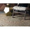 thumbnail image 3 of Rugs.com Amina Collection Rug – 8 Ft Round Light Green Medium-Pile Rug Perfect For Kitchens, Dining Rooms, 3 of 9