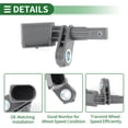 thumbnail image 4 of Sensor de velocidad de rueda ABS frontal izquierdo Unique Bargains Sensor ABS Sistema de frenos antibloqueo No. 7L0927807A/7L0927807B/WHT003857A/WHT003857B para Audi Q7 2007-2015, 4 of 7