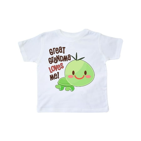 

Inktastic Great Grandma Loves Me- cute turtle Gift Toddler Boy or Toddler Girl T-Shirt
