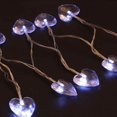 thumbnail image 3 of Cadena de luces LED Corazón Amor Cristal centelleante Luces de hadas Habitación Decoración al aire libre Fiesta de bodas de Navidad Yuarrent JR0893-05, 3 of 5