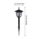 thumbnail image 3 of Luces solares para postes | Lámpara solar LED de alta luminosidad para exteriores | Luz de columna para vallas resistente al agua IP44 | Diseño industrial moderno para decoración de jardines y patios, 3 of 5