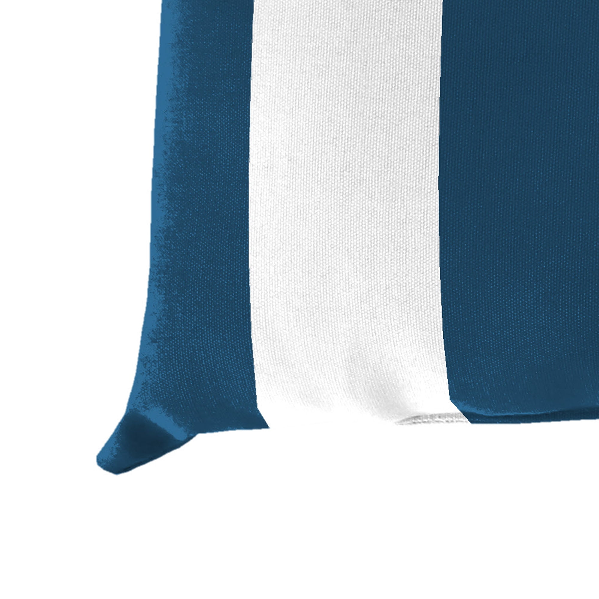 Jordan Manufacturing 14" x 20" Awning Navy Stripe Rectangular Outdoor Lumbar Throw Pillow (2 Pack)