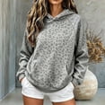 thumbnail image 3 of shoper Leopard Hoodie for Women, Oversized Y2k Print Hoodies Pullover Trendy Hooded Fall Sweatshirts with Pockets, 3 of 7