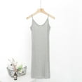 thumbnail image 4 of Women's Cotton V-Neck Sleeveless Nightgown for Casual Wear and Sleep, 4 of 4