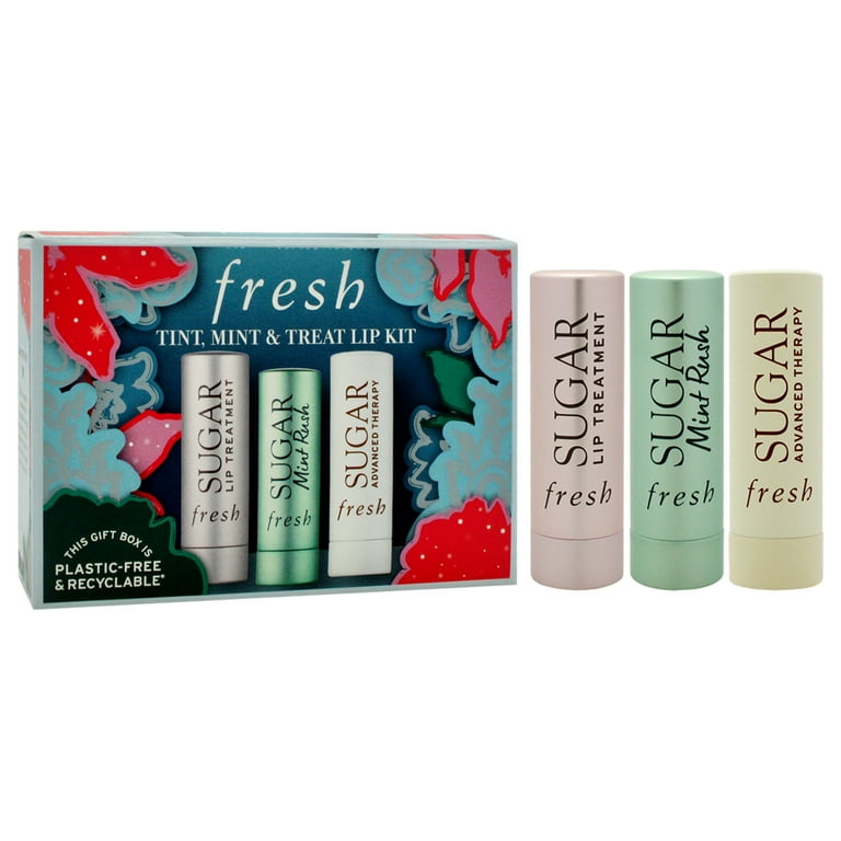 Fresh Tint, Mint and Treat Lip Kit , 3 Pc 0.07oz Sugar Lip
