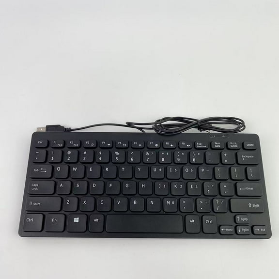 CattiMate Computer keypads,Mini Wired KeyboardUltra Thin and Light Portable 78 Keys USB Desktop, Laptop, Windows 7/8/10, Keyboard Protection Skin