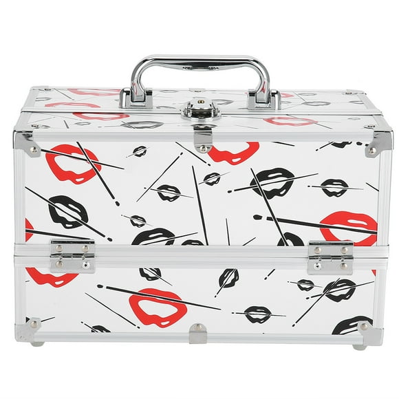 Large Capacity Cosmetic Storage Case, Durable To Use Rustproof Cosmetic Box, For Makeup Lovers Professional Makeup Artist Performence Makeup Dress Up