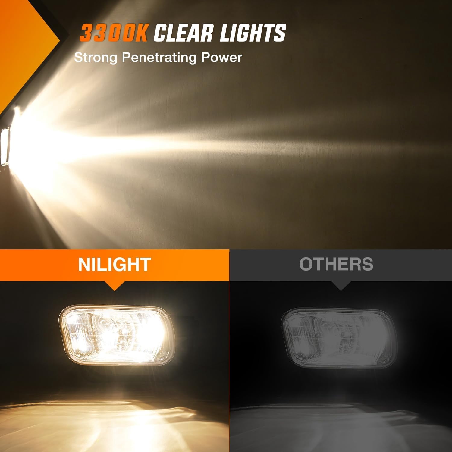 Nilight Fog Lights Assembly Compatible with 2009 2010 2011 2012 Dodge Ram 1500 2010 2011 2012 2013 2014 2015 2016 2017 2018 Dodge Ram 2500 3500 Fog Light Replacement Clear Len