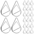thumbnail image 3 of KAKOWELY 100Pcs File Document Paper Clips Drop Shaped Paper Clips Lovely Small Paper Clips Office Paper Clips,0.98"X0.63"X0.04", 3 of 5