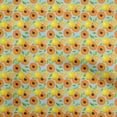 thumbnail image 1 of oneOone Viscose Chiffon Light Blue Fabric Fruits Sewing Fabric By The Yard Printed Diy Clothing Sewing Supplies 42 Inch Wide, 1 of 4