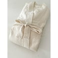 thumbnail image 6 of Cozy Turkish Cotton Beige Robe Med/Large, 6 of 6