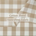 thumbnail image 6 of Buffalo Check Plaid Tier Curtains, Cotton Blend Gingham Rod Pocket Short Half Window Curtain, 6 of 9
