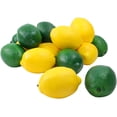 thumbnail image 2 of Coolmade 16pcs Fake Lemon Artificial Fruits Lifelike Lemons Simulation Lemon Green and Yellow Lemon Mixed Set for Home Fruit Shop Supermarket Desk Office Or Props, 2 of 8