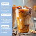 thumbnail image 5 of Latte & Frappe Instant Coffee Mix (10-Pack) Vanilla Bean - Made with Arabica Coffee, x2 Double Shot Caffeine, Low Sugar, Hot, Iced or Blended Drinks, 5 of 7