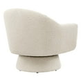 thumbnail image 4 of Modway Astral Upholstered Modern Boucle Fabric Swivel Chair in Ivory, 4 of 9