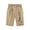 Khaki, variant on uikmnh Girls Casual Shorts with Elastic Waistband and Pockets Comfortable Lightweight Solid Color Bottoms for Play Size:11-12 Years