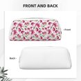 thumbnail image 5 of Uemuo Lilies Flowers Printed Leather Pencil Case, Pencil Pouch, Portable Pencil Bag, Pen Case for& Office, 5 of 7