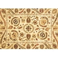thumbnail image 1 of Ahgly Company Indoor Rectangle Abstract Brown Modern Area Rugs, 7' x 10', 1 of 4