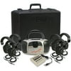 Califone Spirit Listening Center with 6 Headphones by Ergoguys, Beige