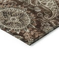 thumbnail image 4 of Addison Rugs Chantille Indoor/Outdoor Transitional Swirl Brown Washable Rectangle Rug, 5' x 7'6", 4 of 6