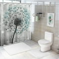 thumbnail image 7 of Pratyus Dandelion Shower Curtain Waterproof Bath Curtain Kids Bathroom Decor Polyester Fiber Home Bathtubs Bathroom Decoration Modern Chic Style with Hooks 36"x72, 7 of 7