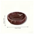 thumbnail image 2 of Small Decorative Marble Bowl, 5.9 inches,Natural Stone Round Bowl for Home Decor, Fruit, Nuts, Jewelry tray,Coffee Tables Centerpiece, Soap Serving, 2 of 11