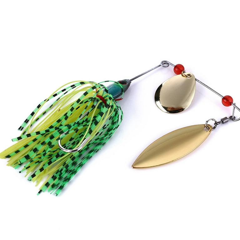 4pcs Tassel Noise Fishing Lures 19g Fishing Bait Fishing Hook Fishing  Supplies (Four Colors)