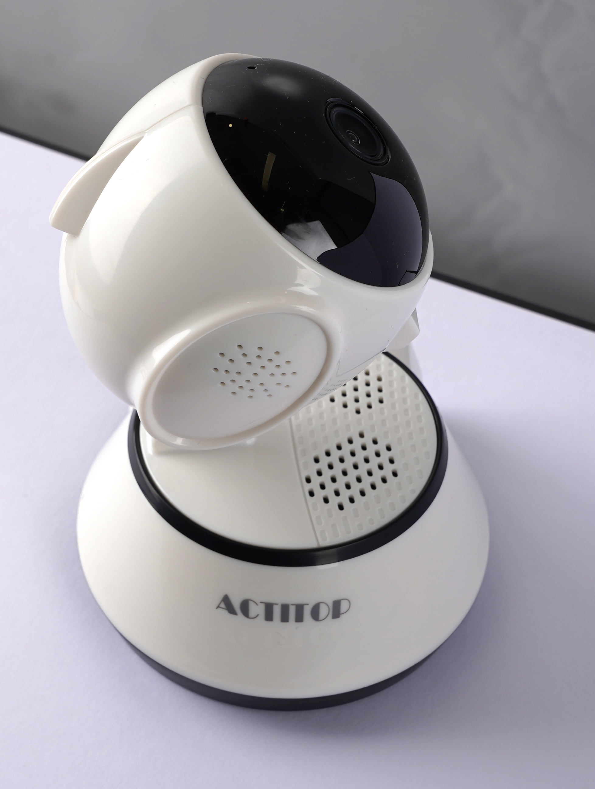 ACTITOP Video Baby Monitors 360-Degree Smart 1080P Indoor Camera with Night Vision for Home Security
