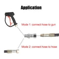 thumbnail image 4 of 2X High Pressure Washer Swivel Joint 3/8 Inch Pressure Washer Hose Fittings 360 Degree Rotation Connector Car Washing, 4 of 8
