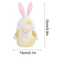 thumbnail image 2 of TERGAYEE Easter Gnomes Decorations,Light Up Bunny Gnomes Plush Dolls,Spring Gnomes Plush Rabbit Gnomes Birthday Gift for Girl Women Kids,Spring Decoration, 2 of 5