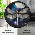 thumbnail image 3 of Lunar Glow Dragonfly Stained Glass Sun Catcher, Wall Hanging Colored Decor Room Outdoor Window Decor, Halloween, Christmas Hanging Ornament Mother Day, 3 of 5