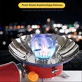 thumbnail image 2 of Windproof Small Cassette Stove Stainless Steel Portable Mini Outdoor, 2 of 5
