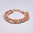 thumbnail image 2 of Natural Red Netstone Beads Strands Round Orange 6mm Hole: 1mm about 62pcs/strand 15.1 inch, 2 of 2