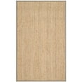 thumbnail image 2 of Safavieh Natural Fiber Collection NF115P Herringbone Natural and Grey Seagrass Area Rug (5' x 8'), 2 of 10