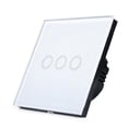 thumbnail image 2 of Dreamhall for Led Dimmer Switch with Touch Control for Various Lamp Types 3 Gang,black, 2 of 9