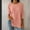 #284-Pink, variant on Craaazy Womens Shirts Striped Ribbed Knit Casual Pullover Crew Neck Long Sleeve Loose Fit Top Gifts For Women