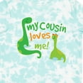 thumbnail image 4 of Inktastic My Cousin Loves Me Dinosaur Boys or Girls Toddler T-Shirt, 4 of 5