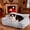 Grey, variant on Cute Dog Cat Couch for Medium Large Dogs,Fluffy Pet Sofa Dog Couch Bed with Premium Soft Corduroy Fleece,Cute Washable Dog Bed Medium Large Size Dog,Supportive Cat Sofa Pet Bed(36x27x10,Grey)
