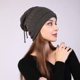 thumbnail image 4 of AWZXDE Versatile Thermal Knit Hat With Enhanced Heating Ear Warmer And Neck Gaiter For Outdoor Winter Activities Seasonal Cold Weather Gear Grey, 4 of 6