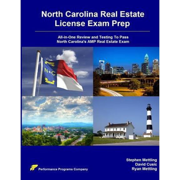 Pre-Owned North Carolina Real Estate License Exam Prep: All-in-One Review and Testing To Pass North Carolina's AMP Real Estate Exam (Paperback) 0692445528 9780692445525