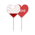 thumbnail image 1 of Feliz dia de Canada 4 de julio Maple Leaf Palillos de dientes bandera etiqueta de amor selección de pastelitos, 1 of 4
