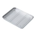 thumbnail image 1 of DEBGFS Generic Baking Sheets and Racks Set 18” x 13” Stainless Steel Non-stick Baking Sheet with Wire Rack, Heavy Duty Cooling Rack Set,22*17.5*2.5(cm), 1 of 9