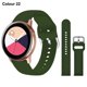 thumbnail image 1 of Correa de silicona para Samsung Galaxy Watch, pulsera de 20mm, 22mm, Active 2 Watch 3, 45mm, 42mm, Gear S3, Amazfit bip, 1 of 4