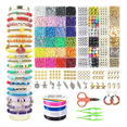 thumbnail image 1 of Kit De 2pz Para Hacer Pulseras Con 7417pcs De Cuentas Xtellar multicolor, 1 of 4