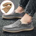 thumbnail image 5 of Men's Casual Loafers Slip On Leather Shoes Lightweight Driving Shoes Moccasins Classic Penny Loafer Flats Boat Shoes Outdoor Walking Shoes, 5 of 15