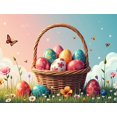 thumbnail image 4 of LUUFILx Easter Bunny Flower Banner Backdrop Spring Party Decor Egg Decorations Birthday Happy Photography Props Background Banners Baby Shower, 4 of 8