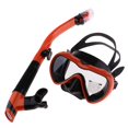 thumbnail image 1 of de buceo antivaho Conjunto de snorkel de natación naranja shamjiam máscara de buceo, 1 of 9