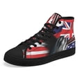 thumbnail image 6 of Hawaii State High Top Canvas Shoes Sneakers Black Size 13, 6 of 7
