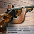 thumbnail image 5 of Angeebin Gun Rack Wall Mount Hold Up and Display Horizontal Rifle or Shotgun, Wooden Gun Hooks Suitable for Home and Store, 5 of 5